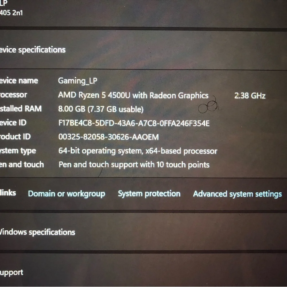 Gaming Laptop - Inspiron 7405 2-in-1